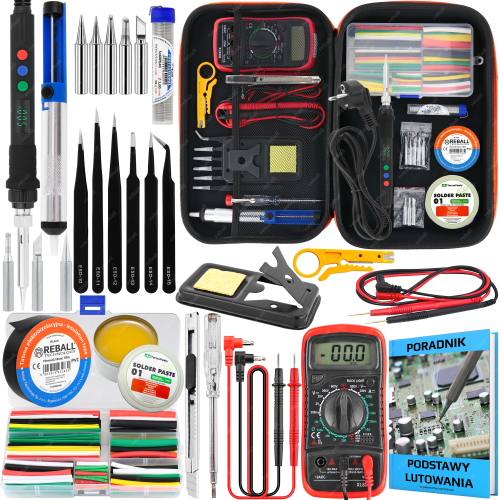 LUTOWNICA PRECYZYJNA MOCNA 120W NOWY MODEL ZESTAW MIERNIK PORADNIK 29EL.XXL